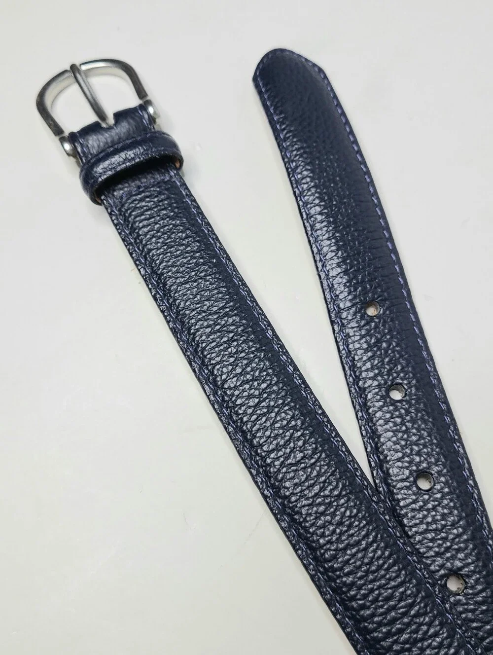 L.L. Bean Full Grain Genuine Leather Made in USA Vintage Belt